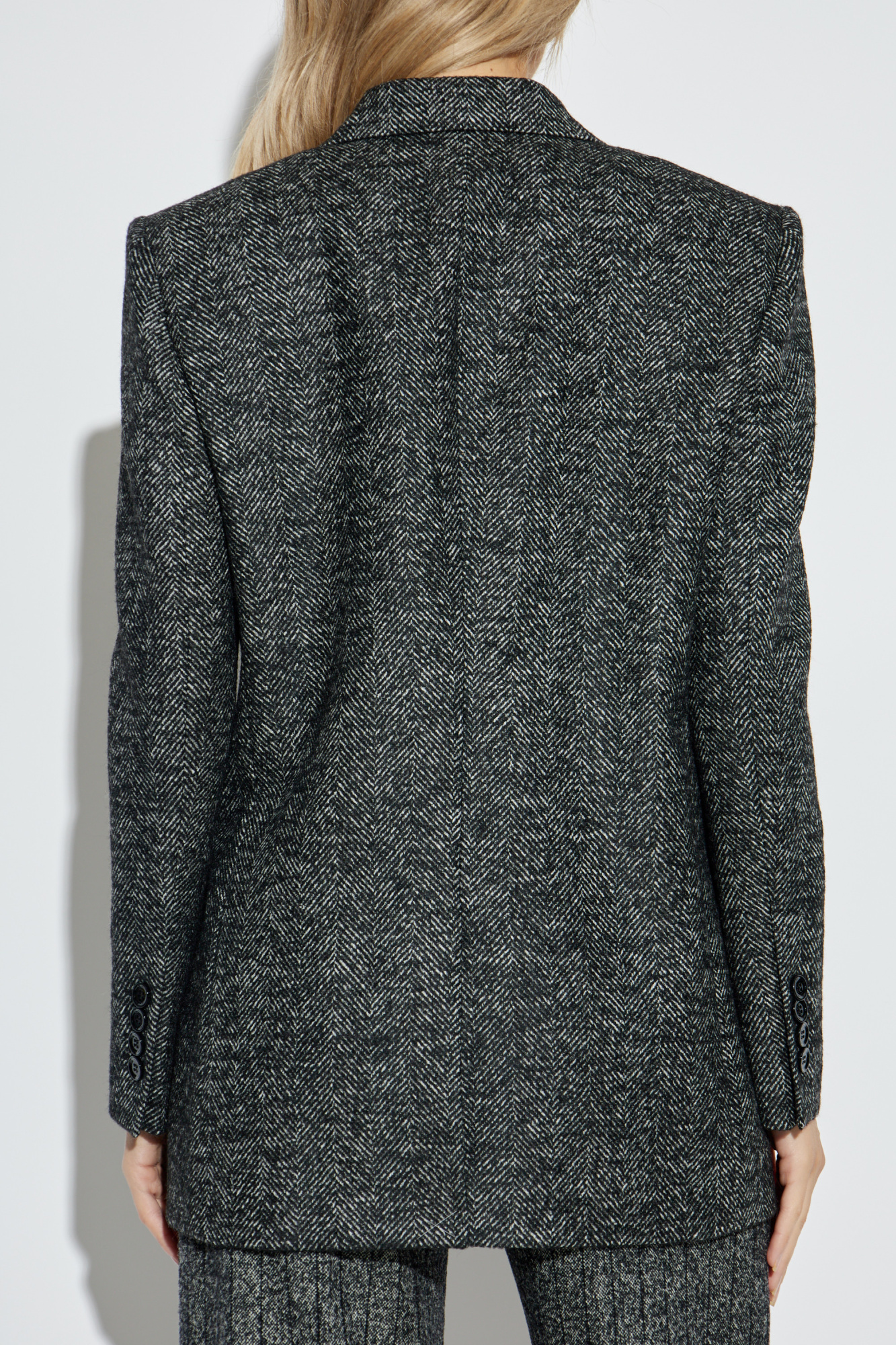 Grey Herringbone blazer Dolce & Gabbana - Vitkac AS